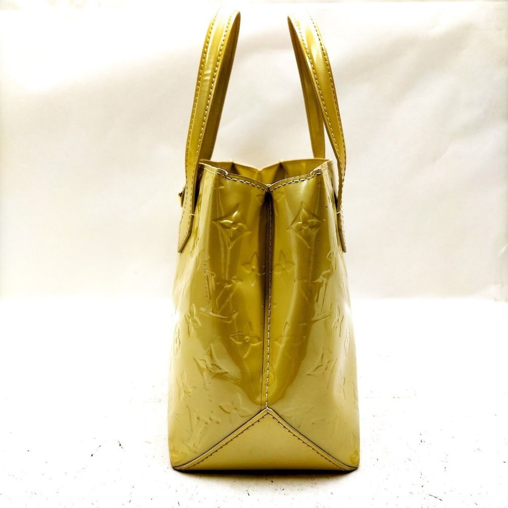 Louis Vuitton Yellow Patent Monogram Satchel - Picture 3 of 12